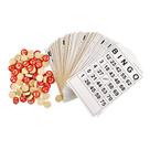Conjunto de jogos de bingo SEETOOOGAMES Vintage Wooden com 120 cartões