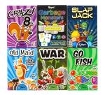 Conjunto de jogos de cartas Regal Games Go Fish Crazy 8's Old Maid War 6+