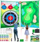 Conjunto de jogos de golfe YLPARTCHER 6 x 4 pés com tapete adesivo e bolas