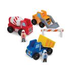 Conjunto de jogos de madeira para veículos de construção Melissa & Doug 8 unidades