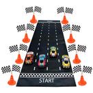 Conjunto de jogos de mesa Mini Race Car, 41 unidades para decoração de casa de bonecas