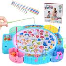 Conjunto de jogos de pesca magnética QuadPro com 45 peixes e 8 pólos para crianças a partir de 3 anos