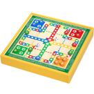 Conjunto de jogos de tabuleiro 5 em 1 de madeira para crianças, 38x38cm, multicolorido