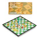 Conjunto de jogos de tabuleiro Magnetic Snakes and Ladders Black long Di fang Conjunto de jogos de tabuleiro Magnetic Snakes and Ladders Black long Di fang