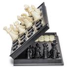 Conjunto de jogos de tabuleiro Yellow Mountain Imports Chess & Checkers