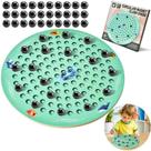 Conjunto de jogos de xadrez magnético Tabuleiro de xadrez de madeira com 30 bolas magnéticas Conjunto de jogos de xadrez magnético Tabuleiro de xadrez de madeira com 30 bolas magnéticas