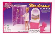 Conjunto de jogos Doll's Furniture TOPWRAPS My Fancy Life Washroom