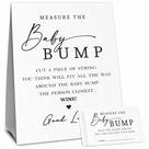 Conjunto de jogos DYIRBIIY Minimalism Baby Shower Measure Baby Bump
