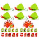 Conjunto de jogos Frog Tongue Máscara de sapo com 6 máscaras Blow Tongue