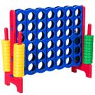 Conjunto de jogos gigante COSTWAY Jumbo 4-to-Score para crianças e adultos