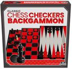 Conjunto de jogos Goliath Chess/Checkers/Backgammon Classic Strategy