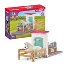 Conjunto de jogos Horse Stall Extension Schleich Horse Club 21 peças