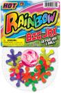 Conjunto de Jogos Jacks JA-RU Rainbow Big com Bola de Salto Grande