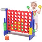 Conjunto de jogos Jumbo Connect 4 KORIMEFA 2,7 pés de altura para ambientes internos/externos