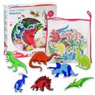 Conjunto de jogos para atividades na banheira Edushape Magic Creations Dinosaurs