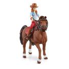 Conjunto de jogos Schleich Horse Club Hannah com Cayenne Horse de 5 a 12 anos