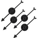 Conjunto de jogos Spinner Zenarao Engaging Board com ventosa