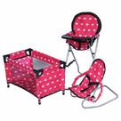 Conjunto de jogos The New York Doll Collection Mega com cadeira alta