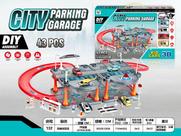Conjunto de jogos Toy Track Parking Lot com mini carro deslizante Conjunto de jogos Toy Track Parking Lot com mini carro deslizante