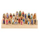 Conjunto de jogos Wooden Community Helpers Wood Block para crianças a partir de 3 anos