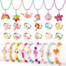 Conjunto de joias BeandGE Princess Mermaid Theme 27 unidades de 3 anos ou mais