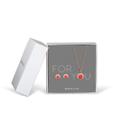Conjunto de joias BERING 427-707 - Colar vermelho e brincos de aço
