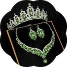 Conjunto de joias FIRCRE Crystal Bridal Tiara Crown para mulheres