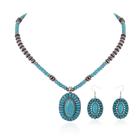 Conjunto de joias Montana West Western Turquoise para mulheres