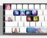 Conjunto de Keycaps IYTYIR Seraphine 12 Peças Perfil OEM MX Conjunto de Keycaps IYTYIR Seraphine 12 Peças Perfil OEM MX