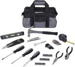 Conjunto de kits de ferramentas Amazon Basics, 65 peças Home Basic Repair