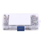 Conjunto de kits de sortimento Insert Nuts Vikye Zinc Alloy 50 unidades M4/M5/M6/M8/M10