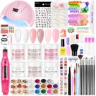 Conjunto de kits de unhas de acrílico DouborQ Electric Drill Manicure Dryer