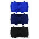 Conjunto de laços com bandana para bebês LemonSpace, nylon, azul e preto