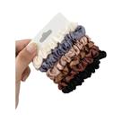 Conjunto De Laços De Cabelo De Seda Minimalista Elegante, Elásticos De Cabelo Versáteis De Alta