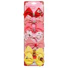 Conjunto de laços de cabelo LUV HER Strawberry Shortcake Girls 3 ou mais anos 7 unidades
