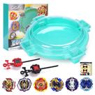 Conjunto de lâminas de brinquedo Bey Battling Top Burst com estádio, 6 tampas e 2 lançadores
