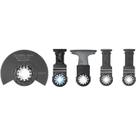 Conjunto de lâminas oscilantes Makita B-67197 Starlock 5 peças