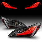 Conjunto de Lanternas Traseiras AmeriLite LED Fumê Hyundai Genesis 2010-2016
