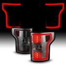 Conjunto de Lanternas Traseiras AmeriLite LED para Ford F150 2018-2020