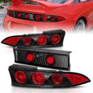 Conjunto de lanternas traseiras e luzes de freio AmeriLite para Mitsubishi 95-99