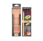 Conjunto de lápis 11 peças de arco-íris de 4 cores - madeira - 17,4 cm