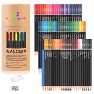 Conjunto de lápis coloridos de 34 peças inclui cores vibrantes