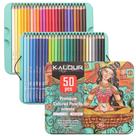 Conjunto de lápis coloridos premium, 38 unidades cores vibrantes, não tóxicos Conjunto de lápis coloridos premium, 38 unidades cores vibrantes, não tóxicos