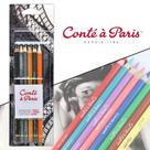 Conjunto de Lápis Conté à Paris Crayon 6 Cores Ref.50105
