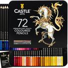 Conjunto de lápis de cor Castle Art Supplies 72 Premium Soft Core