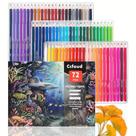 Conjunto de lápis de cor premium de 72 cores, 32 unidades para arte com estojo Conjunto de lápis de cor premium de 72 cores, 32 unidades para arte com estojo