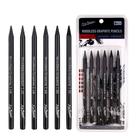 Conjunto de lápis de grafite Woodless 9 unidades HB 2B 4B 6B 8B e EE