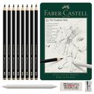 Conjunto de Lápis Faber-Castell Pitt Graphite Matte com Acessórios