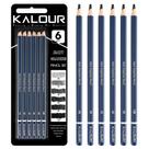 Conjunto de lápis Matt Graphite, 15 peças, desenho profissional com caixa