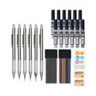 Conjunto De Lápis Mecânicos De Metal Com Pontas Variadas 0.3-2.0mm Para Escrita Automática, Material